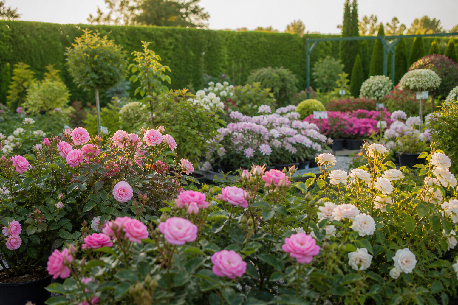 Ornamental shrubs and foliage plants